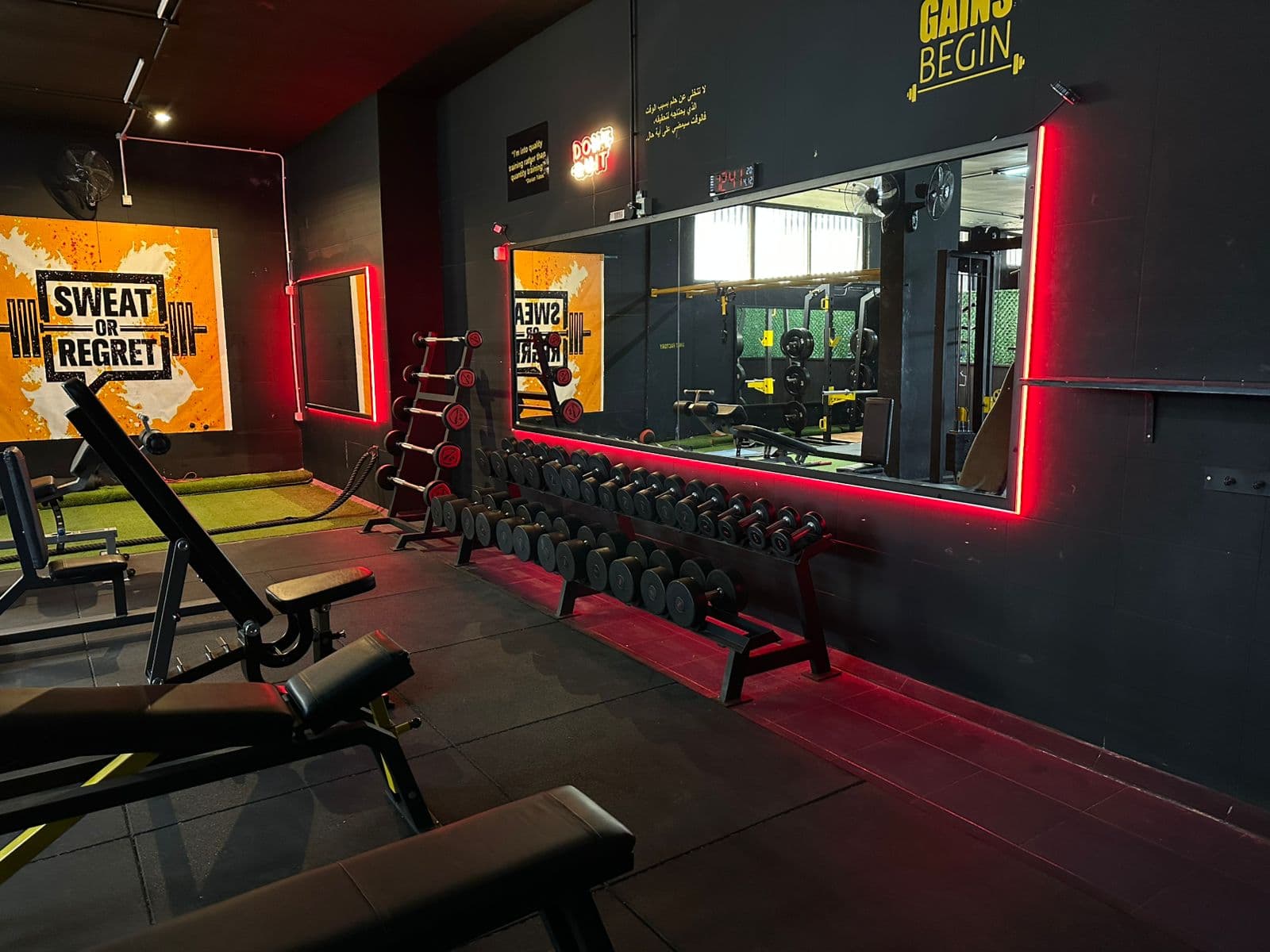 Sweat Factory dumbbell zone