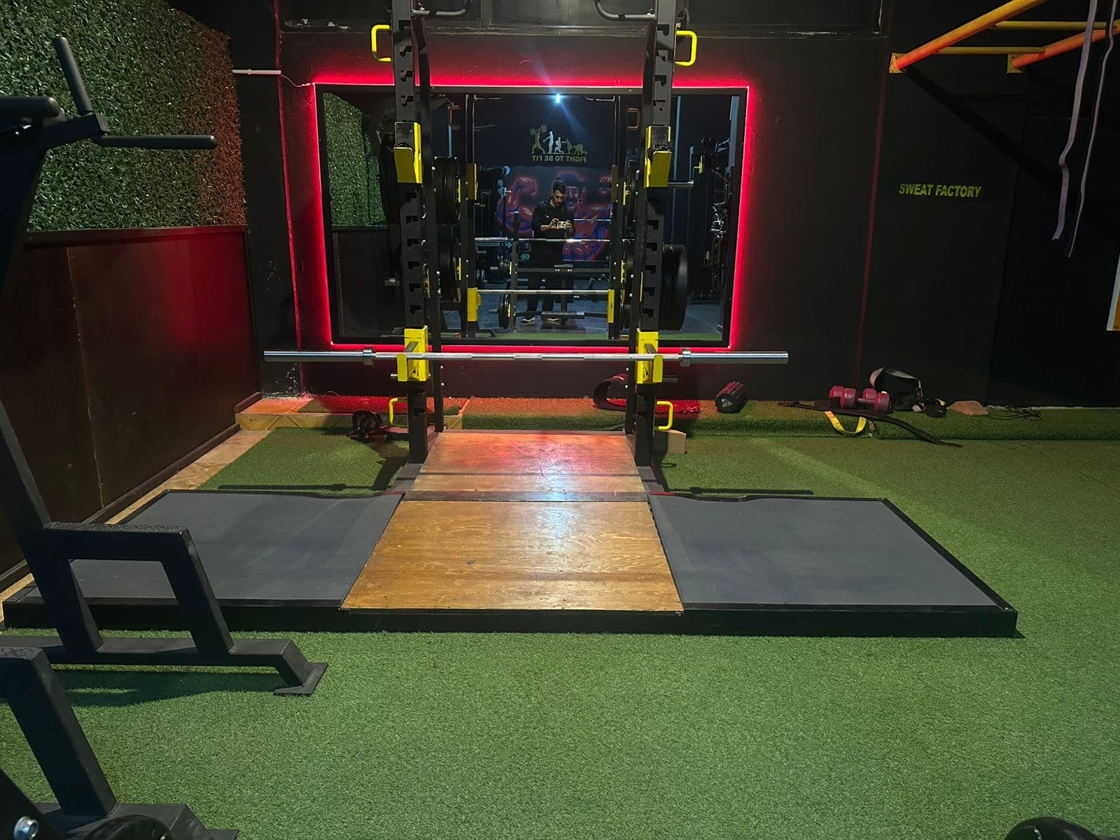 Sweat Factory squat rack